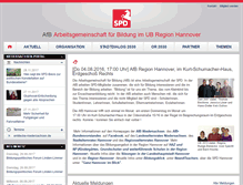 Tablet Screenshot of afb.spd-region-hannover.de